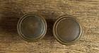 Pair Antique Cast Bronze    quincy    Doorknobs By Corbin  C1905
