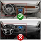 New Black Accu-form Molded Dash Cap   For Listed 07-13 Chevrolet Gmc Trucks Suvs
