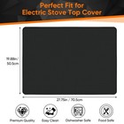 Stove Top Cover For Electric Stove  Covers Gas Burners  Black