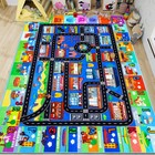 Abc Transportation Kids Rugs 59   39 4  Animals Play Mat For Toy Cars Playroom