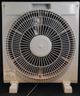 Vintage Hitachi Bf-63ea Auto-aire Box Fan 3-speed Rotating Grille 120-min Timer