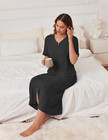 New Women Zipper Robe Lounger Full Length Ladies Housecoat Fluffy Lightweight 