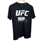 Reebok Official Ufc Black Athletic T-shirt   Men   s Small