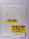 Roger Daltrey The Who Photo Original Black And White Press Promotion 1975