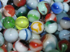 Vintage   Antique Marbles  Akro Agate  Peltier  German  Uranium Glowies Lot Of 5