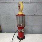 Texaco Miniature Gas Pump Reproduction Circa 1920 Red Yellow Black Collectible