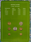 Coin Sets Of All Nations Peru 1985-1988 Unc 5 1 Intis 1987 50 Centimos 1988