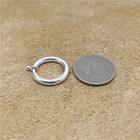 925 Sterling Silver Plain Spring Ring Clasp For Necklace 10mm 14mm 17mm 20mm