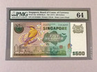 Singapore 500 Dollars P-15a Nd 1977   Pmg 64