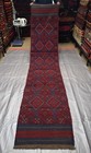 Antique Afghan Mushwani Runner Rug 2x11 Hand Knotted Wool Persian Style Hallway