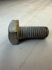 Lot Of 50 Nos 5 8-11 X 1-1 2  Square Head Bolts Fully Threaded Vtg Galvanized