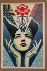 Shepard Fairey  uplift Justice  Poster Print Signed   550 Obey Giant 24  36