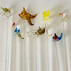 Blown Glass Stir Sticks Drink Cocktail Swizzle Barware Lot Of 7 Pcs