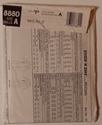 Mccalls 8880 - Vintage Dress Princess Seams Side Ties V Neck Pattern Ucff 8-14