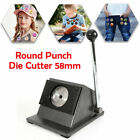 Round Punch Die Cutter Graphic Paper Badge Circle Card Cutting Machine 70mm