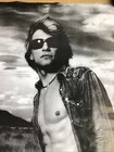 Jon Bon Jovi Outside B  W Import Poster
