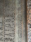 Antique Hand-engraved Persian Brass copper Wall Panel