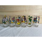 Vintage Pepsi Walt Disney Collector Series Glasses Set Of 6 Mickey Donald Goofy