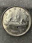 1935 Canada Silver One Dollar Coin  1 King George Nice Condition  Bx13-3