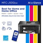 Brother Mfc-j1010dw Wireless Color Inkjet All-in-one Printer With Mobile Device