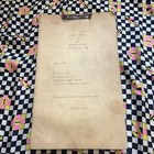 Bambi Disney Cutting Continuity Scripts April 3 1942 Production No 5013 Disney