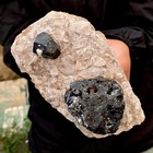 2 22lb Natural Black Tourmaline Quartz Crystal Stone Gem Original Mineral Specim