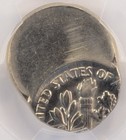 1983-d 10c Roosevelt Dime Struck 55  Off-center Pcgs Ms61