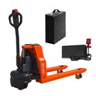 4400lbs Capacity 48  X 27  Full Electric Pallet Jack  48v Lithium Battery Truck