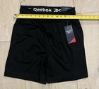 Reebok Men s Athletic 7 Workout Shorts Slim-fit Size Small Black -  35 Nwt