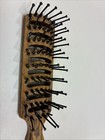 Vtg Goody Usa 1980   s Vented Brush 8  Faux Wood Look Detangle Blow Dry Ball Tips