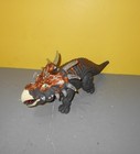 Walking Dinosaur Triceratops Toy Figure With Many Lights   Sounds - Movement