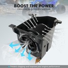 Air Filter Intake W  Holder Adapter Kit For Yamaha Yfz450r 2009 2010-2023 Black