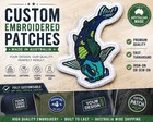 Custom Embroidered Logo Patch   Australian Made   Business Uniform Club Badge