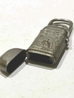 Antique 1882 Vesta Case Match Safe W  Cigar Cutter Heron Design Victorian
