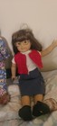 2 American Girl Doll Early 1990 s Pleasant Company Lt Skin Brown Hair 18   