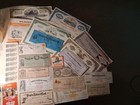       Rare 1874 Missouri Check  Stocks Checks Bond Coupons 29 Items Retails  206