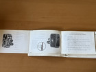 Your 8mm Cine Guide 1957 Paillard Bolex Movie Camera Manual Spiral Bound
