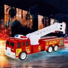 Kidplokio Fire Truck Firefighter Rescue Toy Pull Back Cars  Red  Boys Ages 3 