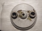 Antique Vtg Art Deco Victorian Metal Flush Mount Ceiling Light Fixture 