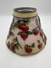 Vintage Home Interiors Apple Basket Candle Holder Lamp W Mesh Shade
