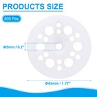 500pcs 45mm Plastic Washers Plastic Insulation Washers Self Locking Washers