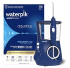 Waterpik Aquarius Countertop Water Flosser With 10 Settings 7 Tips Blue  new Ob 