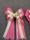 Horse Show Bows - Pink And Gold