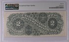 1886  2 Silver Certificate Fr  241 - Pmg 66 Epq - Tied Top Pop