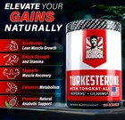 Turkesterone 1500mg     120 Capsules  Non-gmo   Gluten-free Supplement Usa