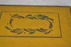 Antique  Box Wood Paint Decorated Trinket Sewing  11x8x3 5  Victorian 1880s