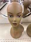 Realistic Female Mannequin Head Shoulder Wig Hat Display Stand