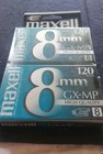 Maxell 8mm Gx-mp High Quality 120 Camcorder Video Tape 2pk