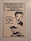 1975 First Annual Nostalgia Convention Ny Program Signed Buster Crabbe