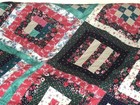 Custom Quilt Top - 100  Cotton Fabric - Homespun Prints - 61  X 82 